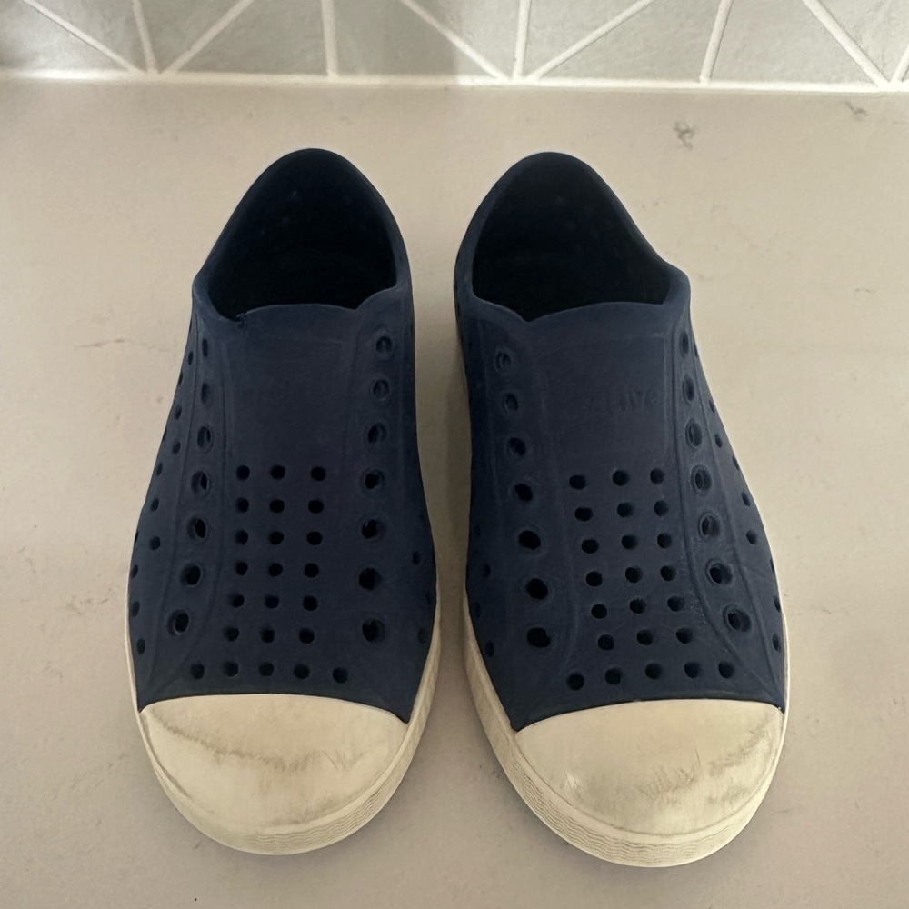 Native Jefferson Blue Shoe Kids